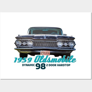 1959 Oldsmobile Dynamic 88 2 Door Hardtop Posters and Art